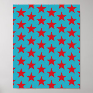 Stars Pattern 13 Poster