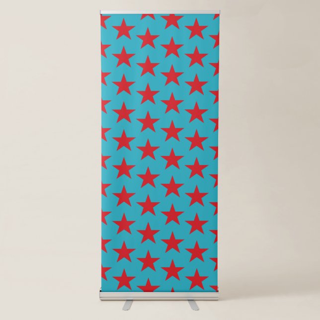 Stars Pattern 13 Retractable Banner (Front)