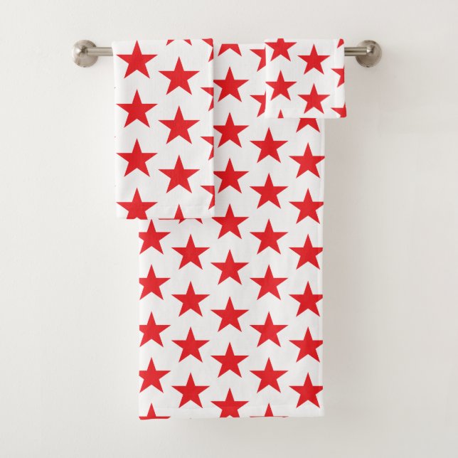 Stars Pattern 14 Bath Towel Set (Insitu)