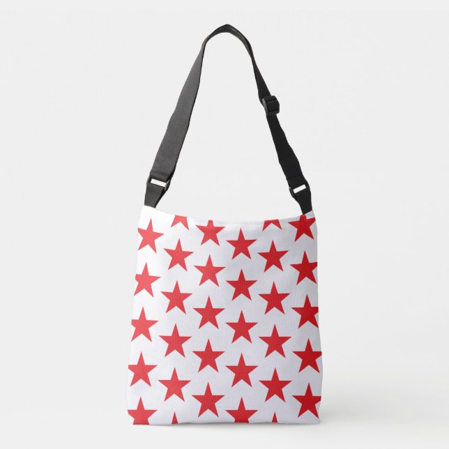Stars Pattern 14 Crossbody Bag (Front)