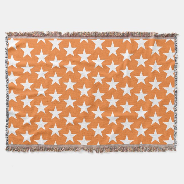 Stars Pattern 23 Throw Blanket (Front)