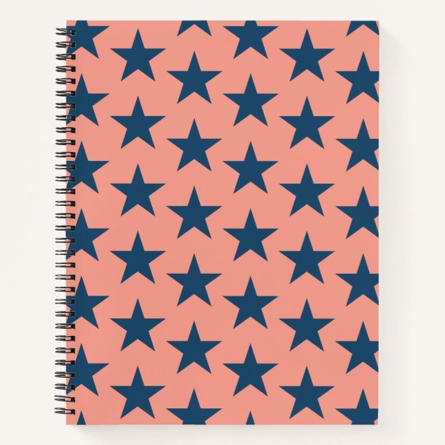 Stars Pattern 4 Notebook (Front)