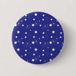 Stars pattern 6 cm round badge