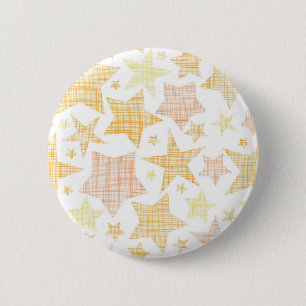 Stars pattern 6 cm round badge