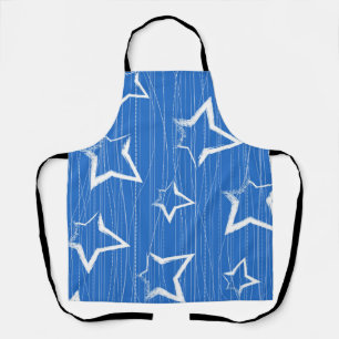 Stars pattern apron