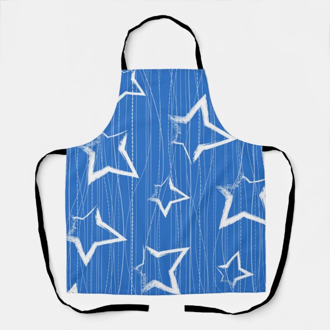 Stars pattern apron (Front)