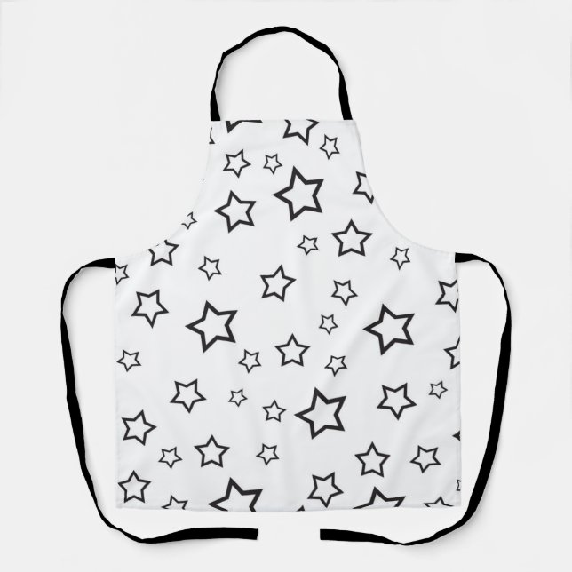 Stars pattern apron (Front)