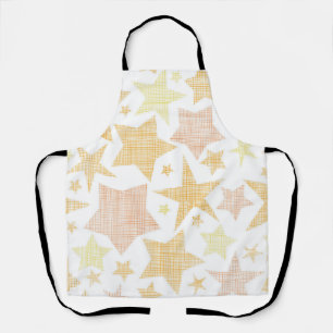 Stars pattern apron
