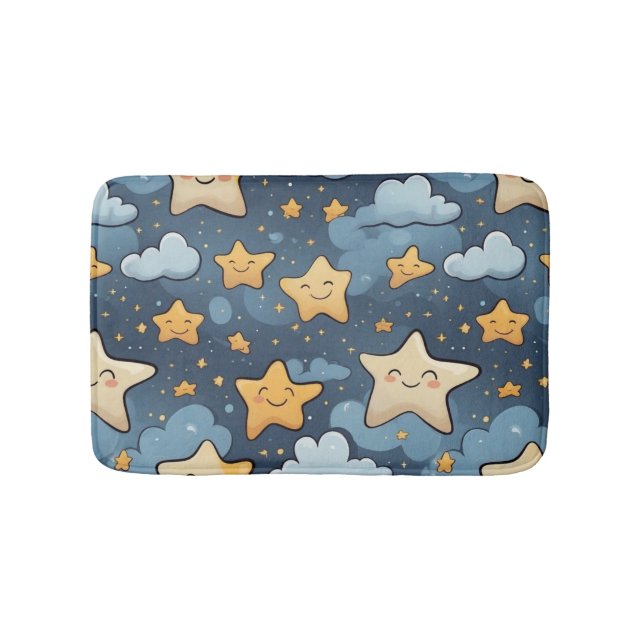 Stars pattern bath mat (Front)