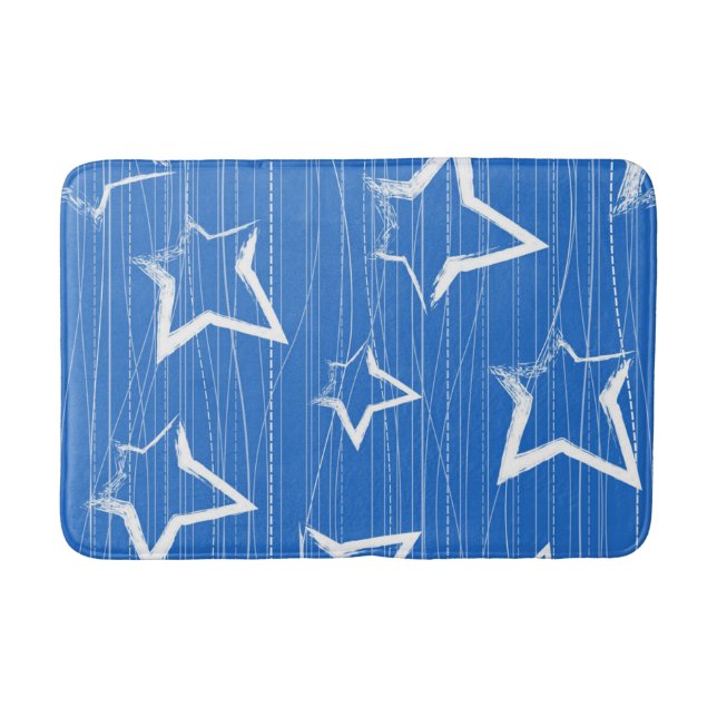 Stars pattern bath mat (Front)