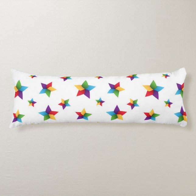 Stars pattern body cushion (Front)