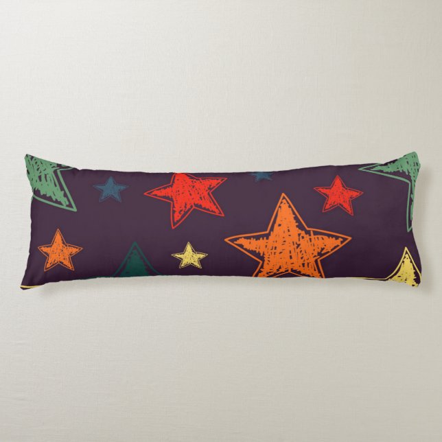 Stars pattern body cushion (Front)