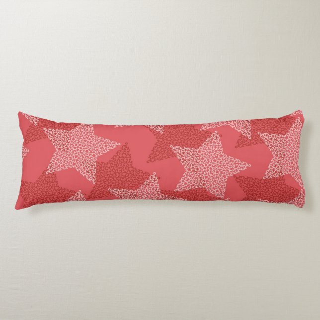Stars pattern body cushion (Front)
