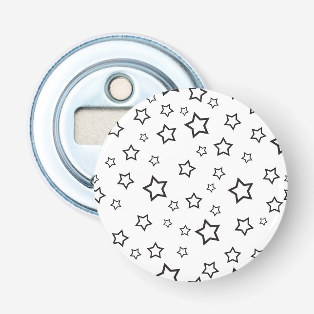 Stars pattern bottle opener (Front)