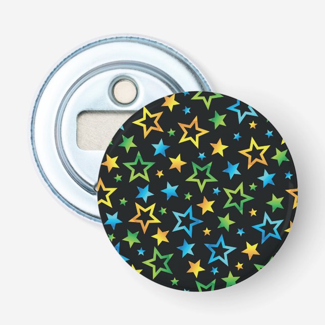 Stars pattern bottle opener (Front)