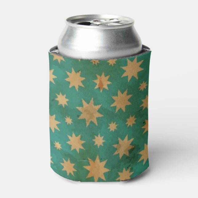 Stars pattern can cooler (Can Front)