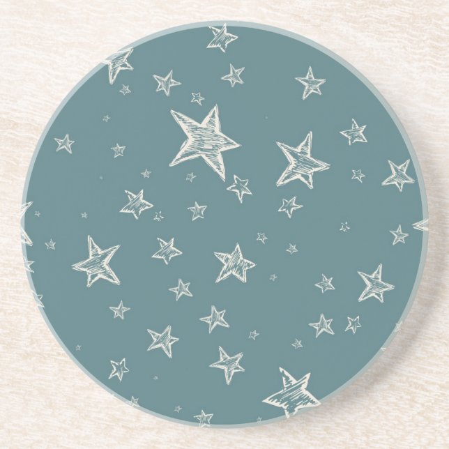 Stars pattern coaster (Front)
