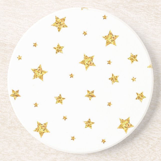 Stars pattern coaster (Front)