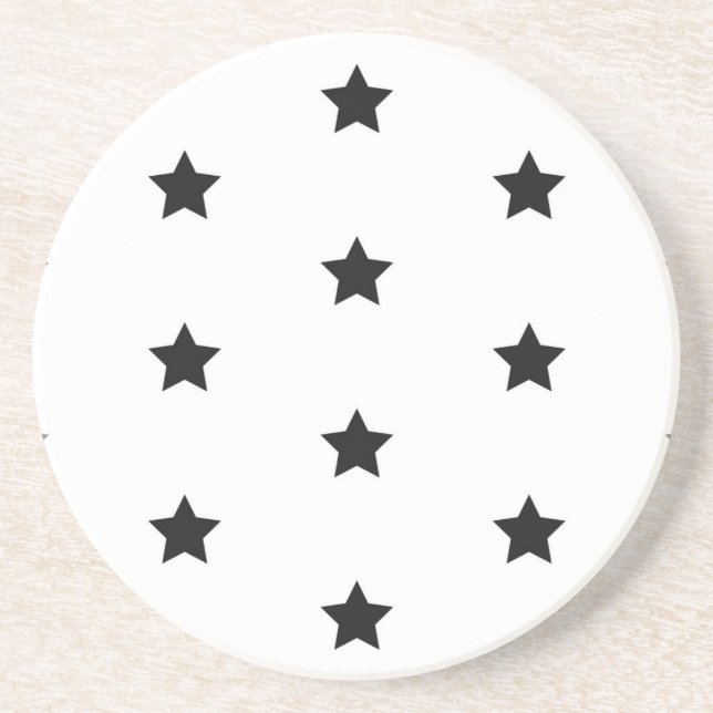 Stars pattern coaster (Front)