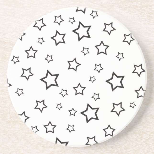 Stars pattern coaster (Front)