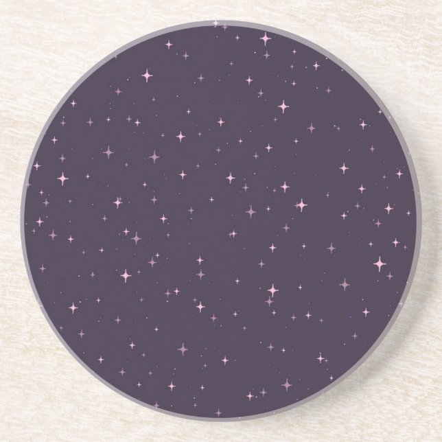 Stars pattern coaster (Front)