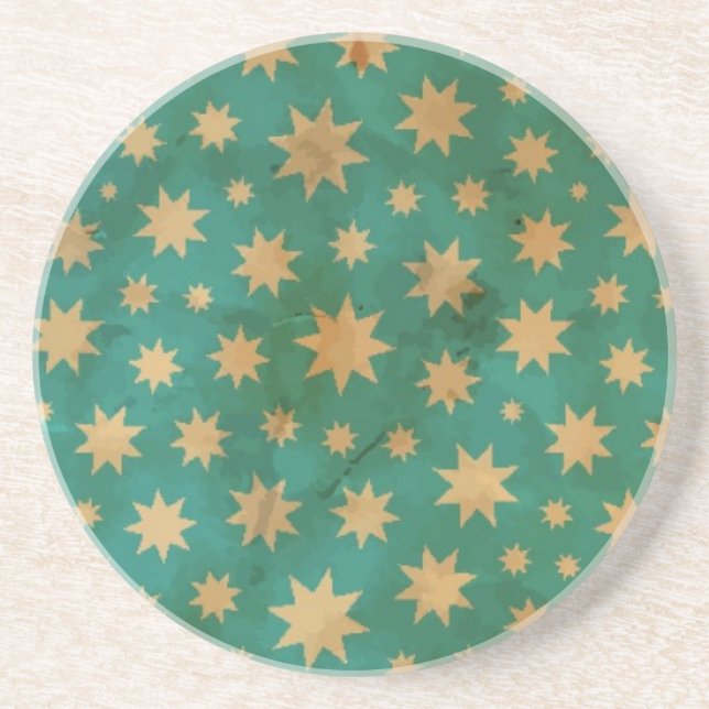 Stars pattern coaster (Front)