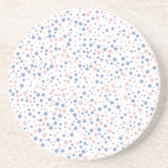 Stars pattern coaster (Front)