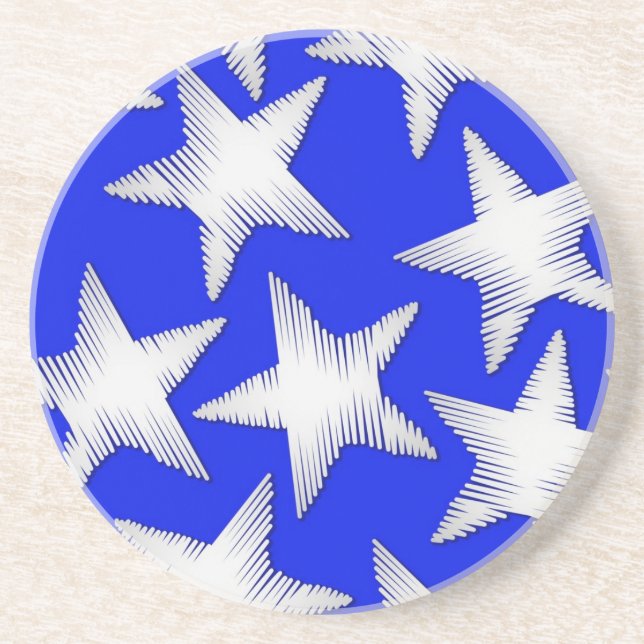 Stars pattern coaster (Front)