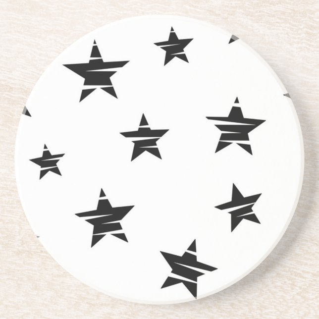 Stars pattern coaster (Front)