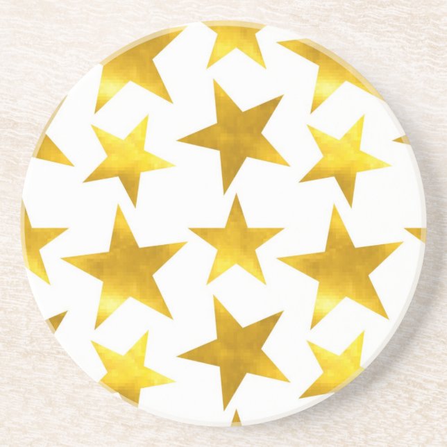 Stars pattern coaster (Front)