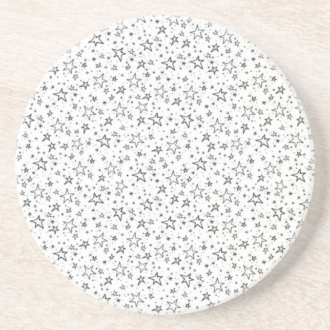 Stars pattern coaster (Front)