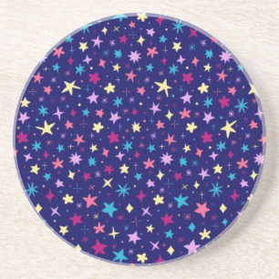 Stars pattern coaster