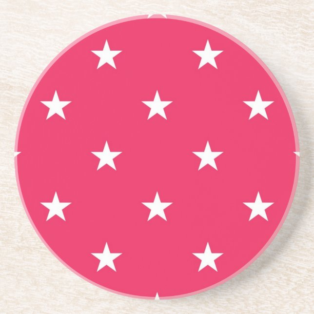 Stars pattern coaster (Front)
