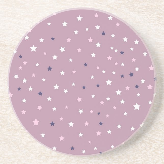 Stars pattern coaster (Front)