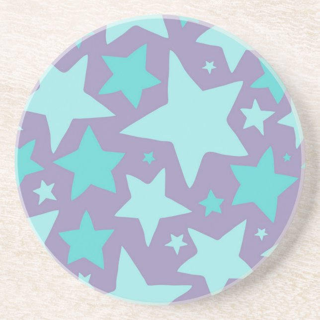 Stars pattern coaster (Front)