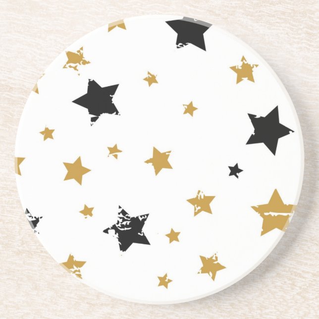 Stars pattern coaster (Front)