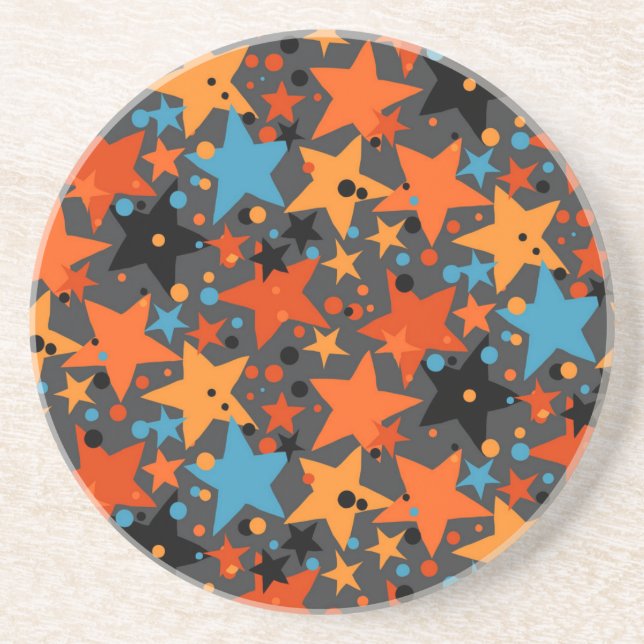 Stars pattern coaster (Front)