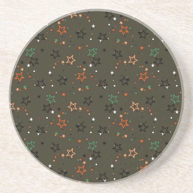 Stars pattern coaster (Front)