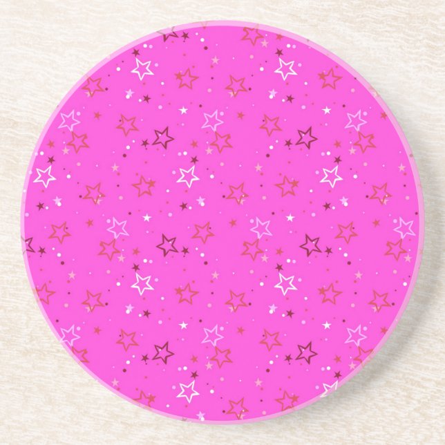 Stars pattern coaster (Front)