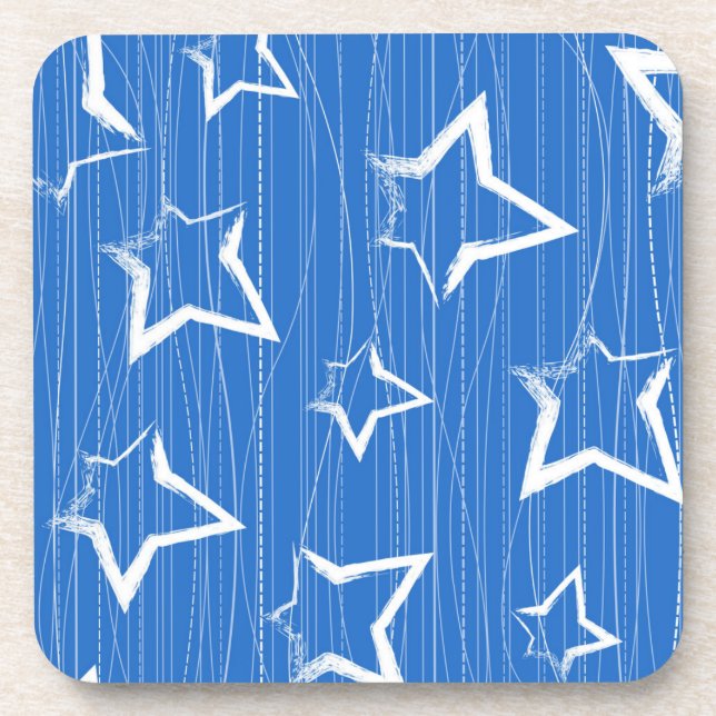 Stars pattern coaster (Front)