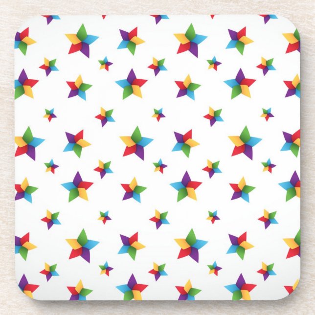 Stars pattern coaster (Front)