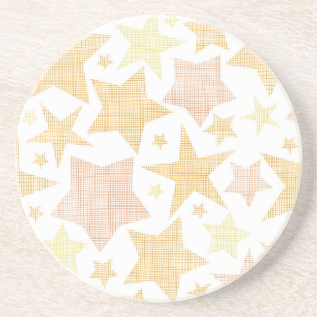 Stars pattern coaster (Front)