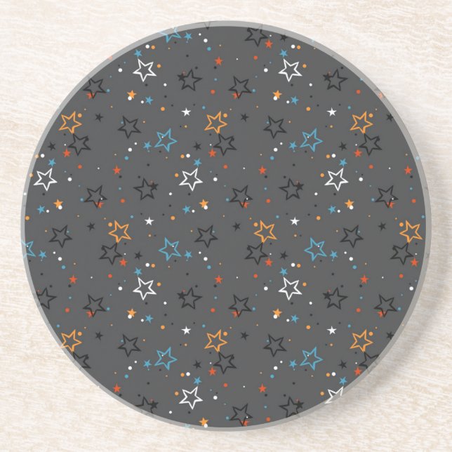 Stars pattern coaster (Front)