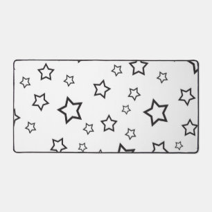 Stars pattern desk mat