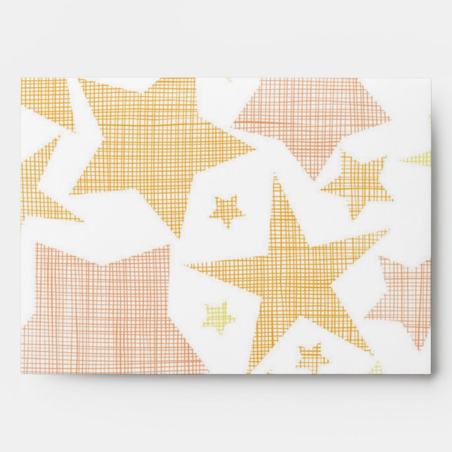 Stars pattern envelope (Front)
