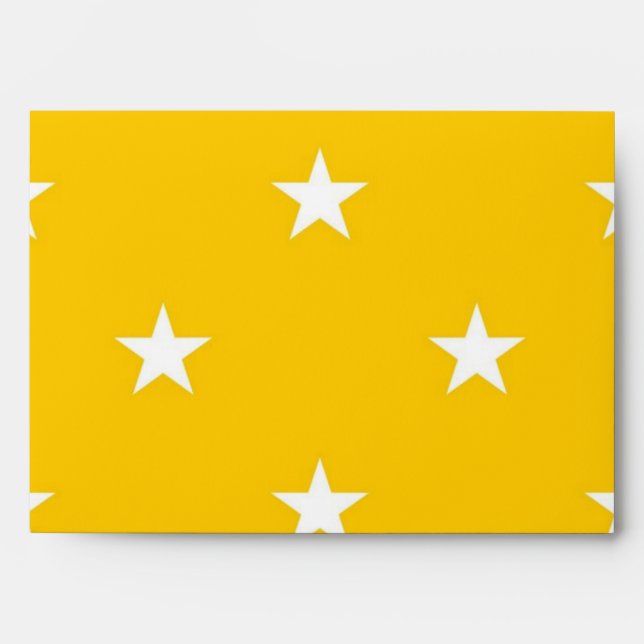 Stars pattern envelope (Front)