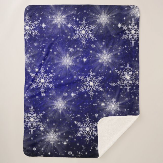 stars,pattern, gold, abstract, golden, sherpa blanket (Front)