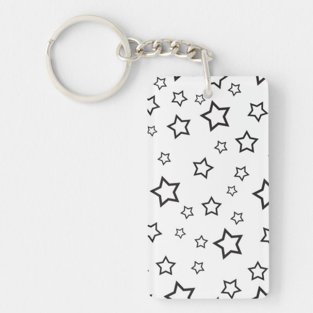 Stars pattern key ring (Front)