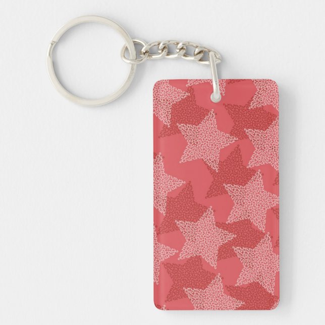 Stars pattern key ring (Front)