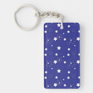 Stars pattern key ring